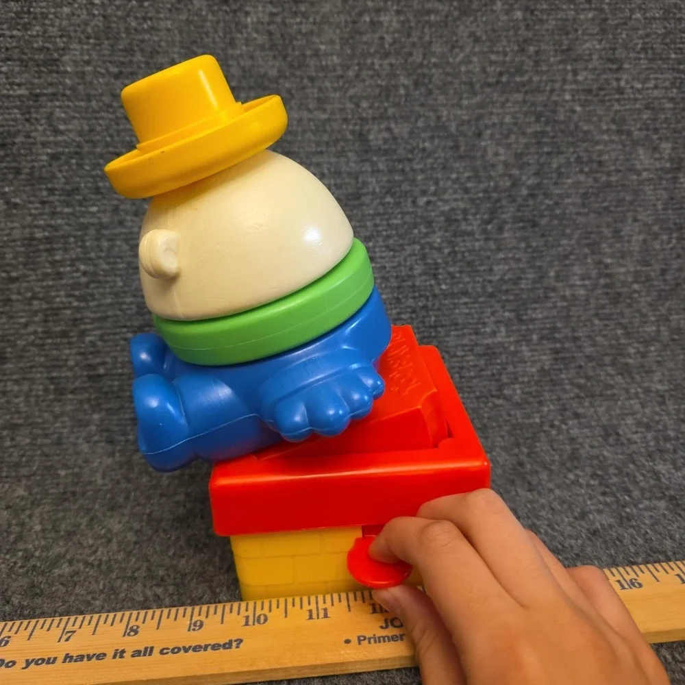 Vtg Playskool Humpty Dumpty Stackable Clown Toy Chimney Base Plastic‎ Preschool